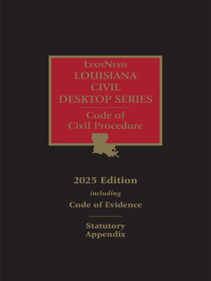 cover image of LexisNexis Louisiana Civil Desktop Series